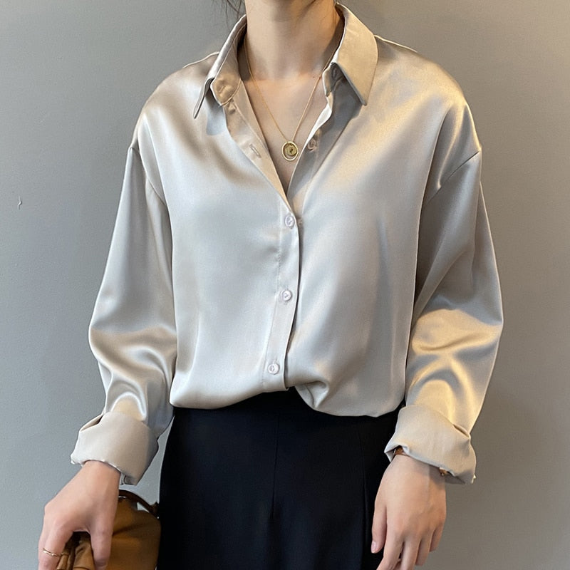 Women's Vintage Blouse Stylish Shirt-The Yellow Prime