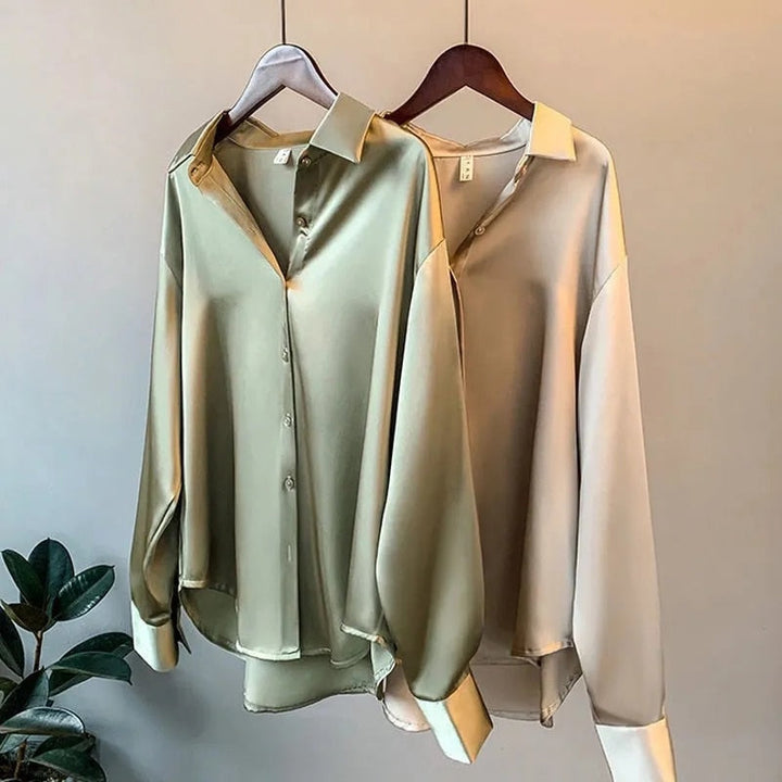 Women's Vintage Blouse Stylish Shirt-The Yellow Prime
