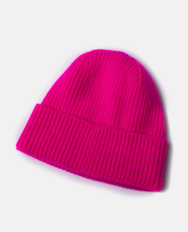 Women's Warm Cozy Beanie - Folded Cuff, Ribbed Knit for Winter-The Yellow Prime