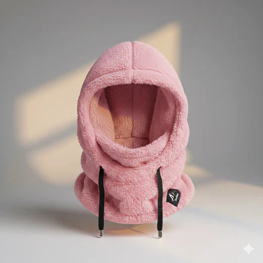 Women's Warm & Cozy Full-Face Fleece Balaclava with Drawstring-The Yellow Prime