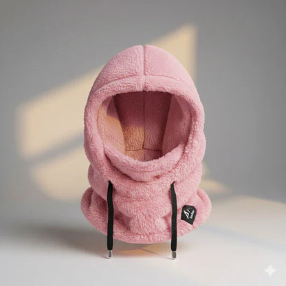 Women's Warm & Cozy Full-Face Fleece Balaclava with Drawstring-The Yellow Prime