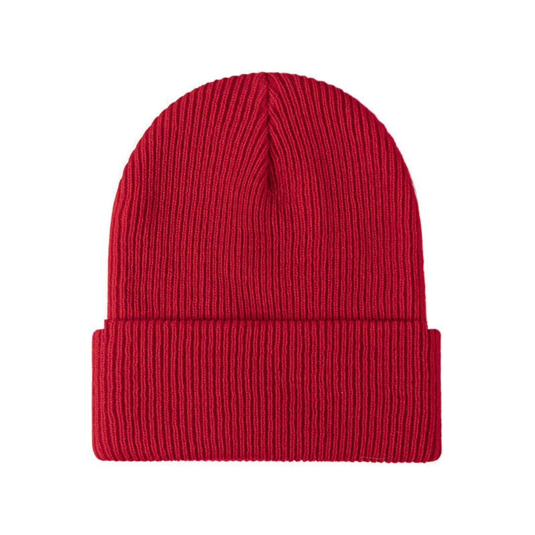 Women's Warm Versatile Beanie - Folded Cuff Ribbed Knit Winter Hat-The Yellow Prime