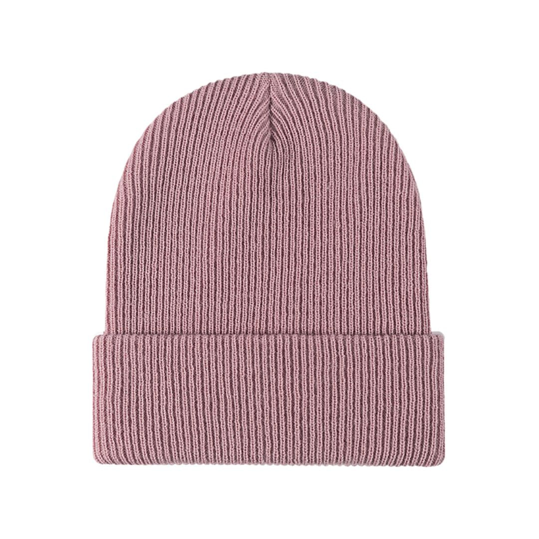 Women's Warm Versatile Beanie - Folded Cuff Ribbed Knit Winter Hat-The Yellow Prime