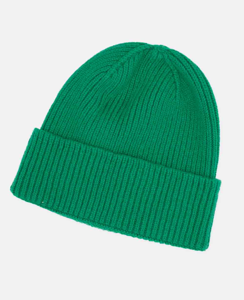 Women's Warm Wool Beanie Hat with Ribbed Cuff for Winter-The Yellow Prime