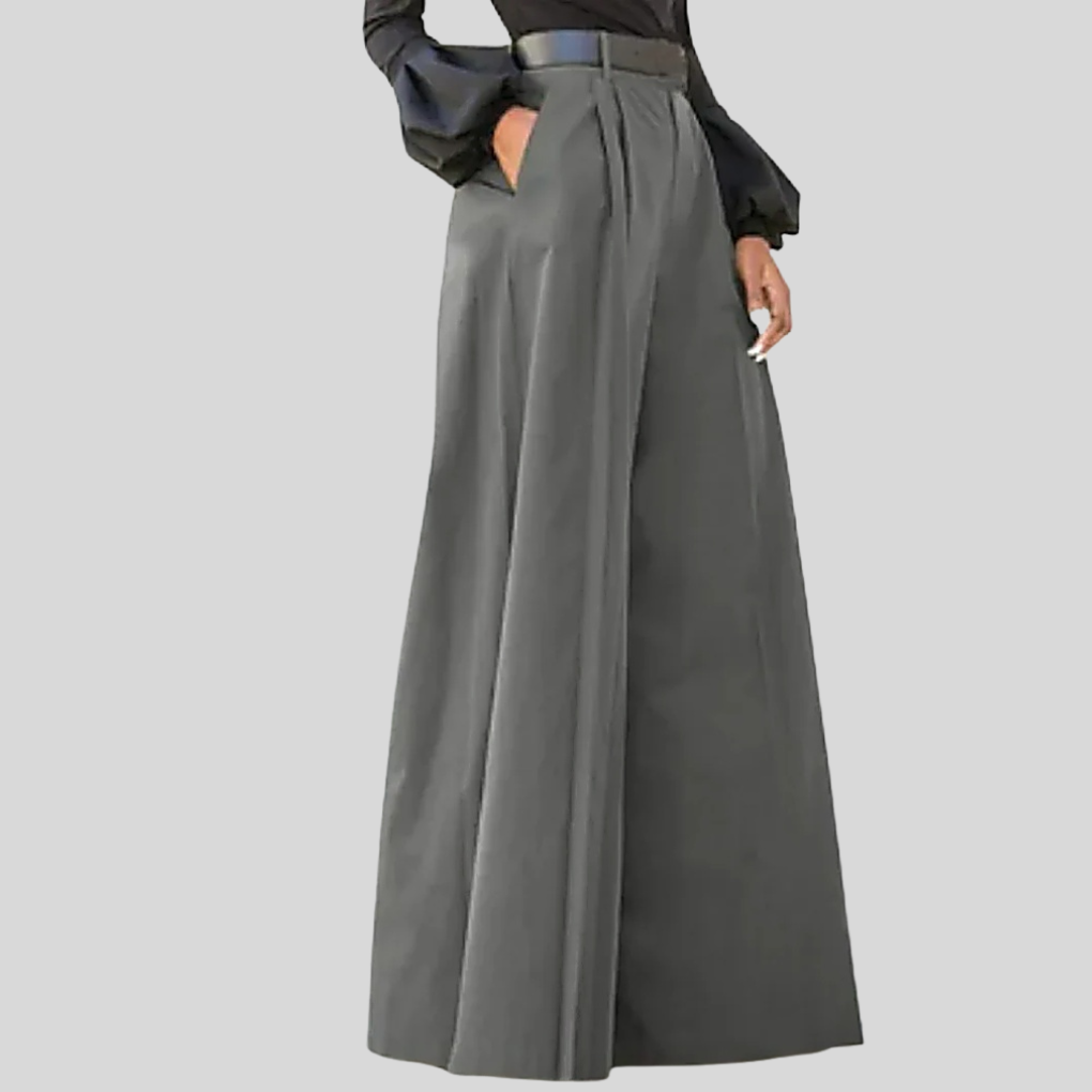 Women's Wide Trousers – Effortless Style with Modern Fit-The Yellow Prime
