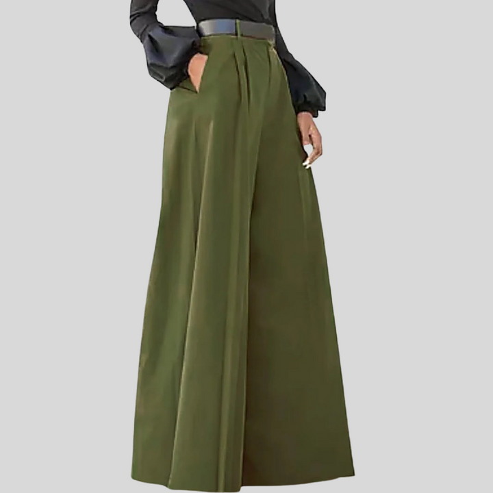 Women's Wide Trousers – Effortless Style with Modern Fit-The Yellow Prime
