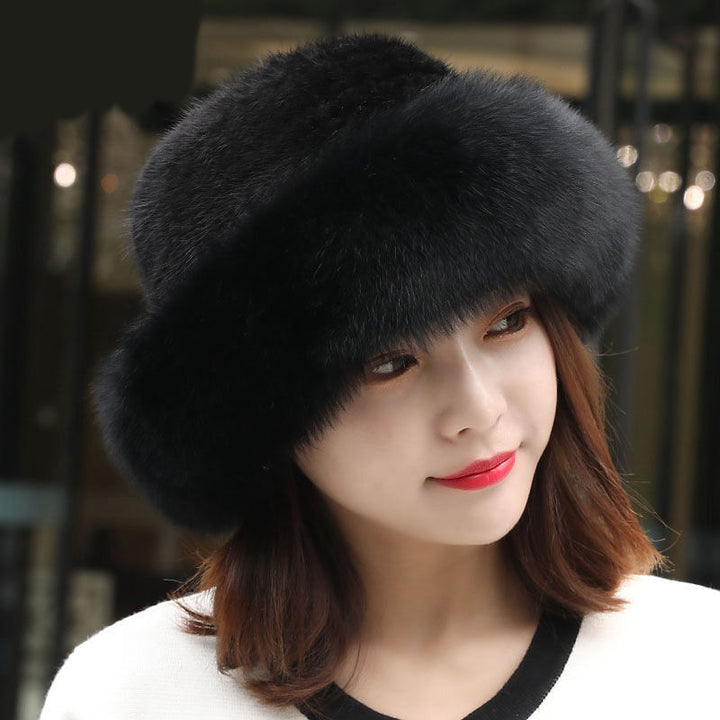 Women's Winter Hat in Heidi-Style Design-The Yellow Prime