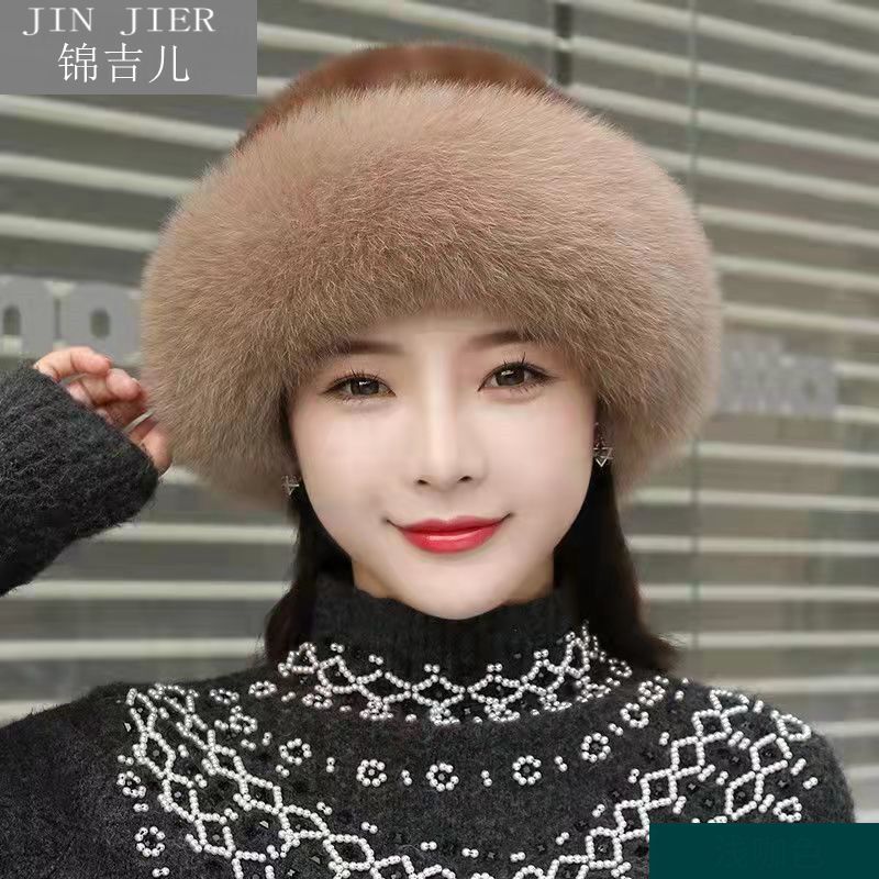 Women's Winter Hat in Heidi-Style Design-The Yellow Prime