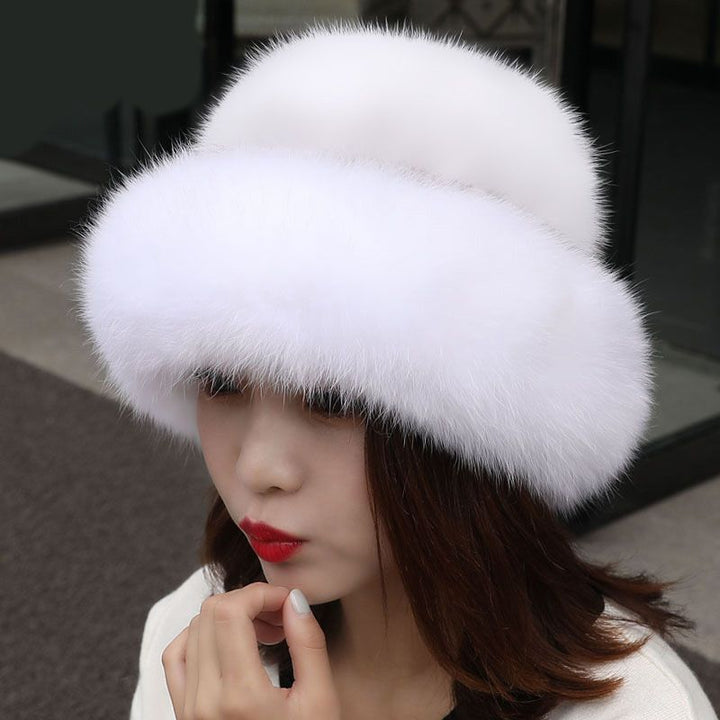 Women's Winter Hat in Heidi-Style Design-The Yellow Prime