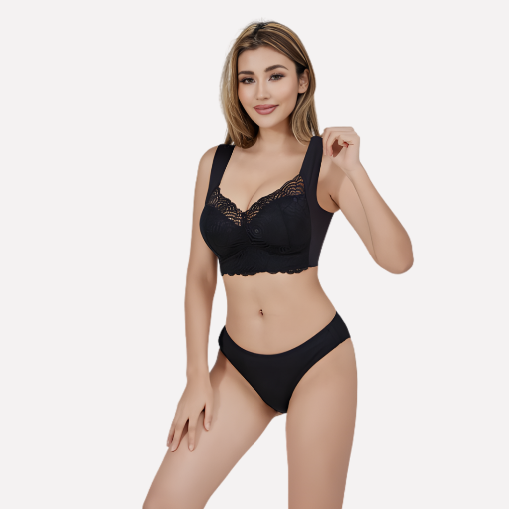 Women's Wireless Push-Up Bra for Comfort and Support-The Yellow Prime