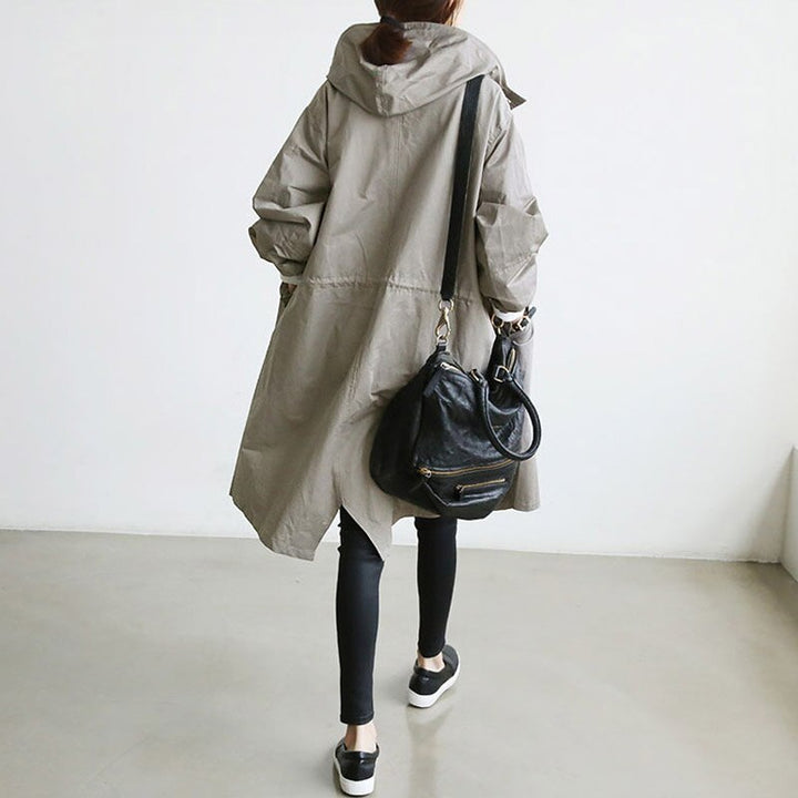 Women's Stylish Water-Repellent Double-Breasted Trench Coat