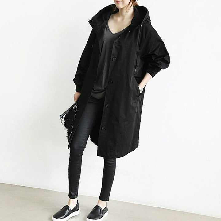 Women's Stylish Water-Repellent Double-Breasted Trench Coat