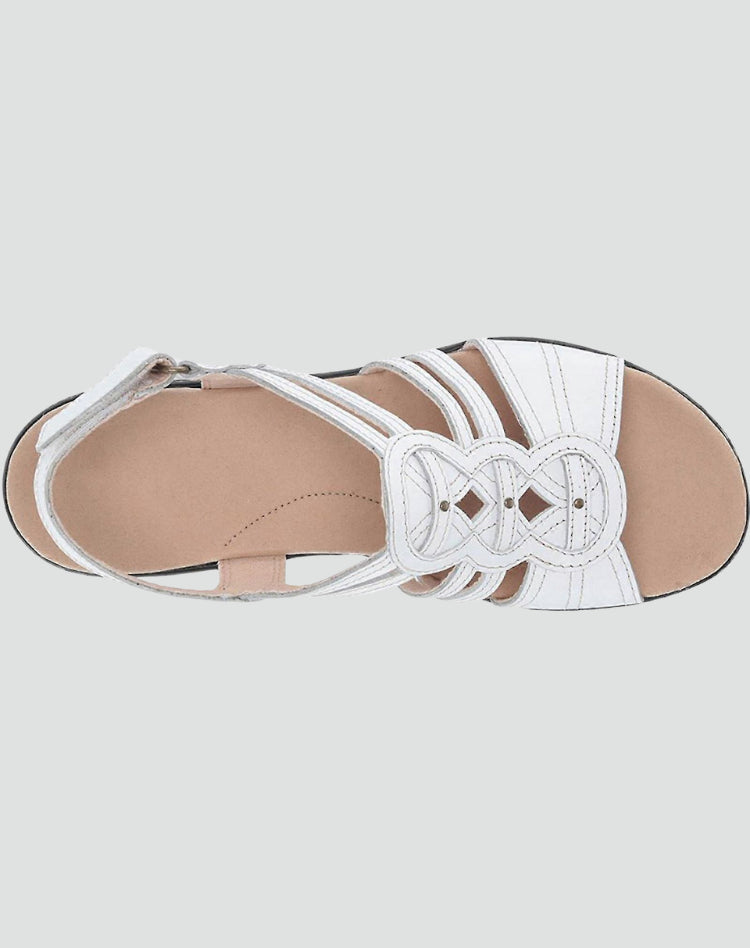 Women's Cushioned Footbed Hook-and-Loop Sandals for Comfort