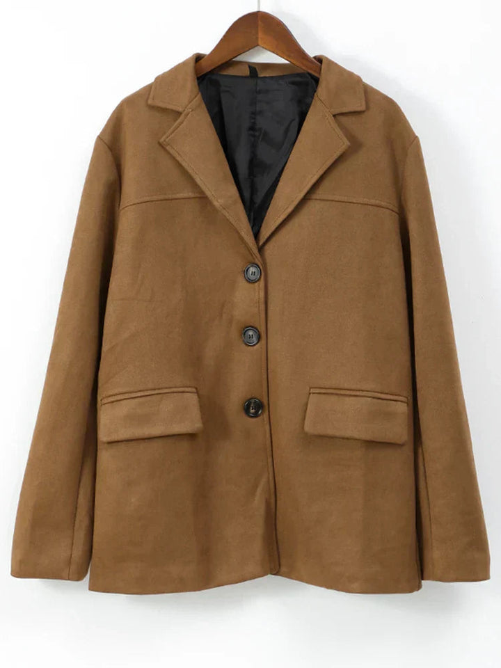 Chaqueta reversible para mujer: diseño elegante con prácticos bolsillos