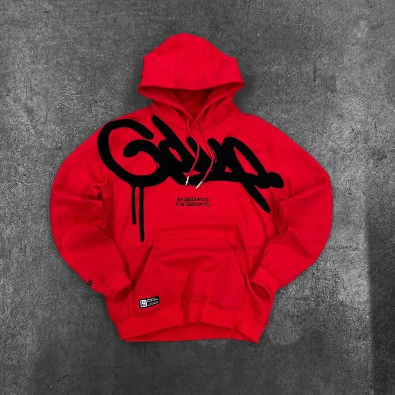 Y2K Harajuku Oversized Letter Hoodie – Unisex Streetwear
