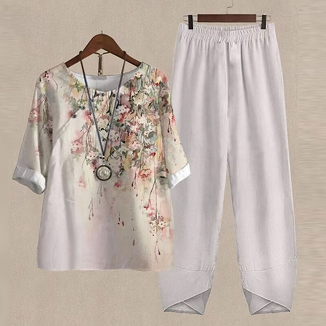 Women's Summer 2-Piece Outfit Set-The Yellow Prime