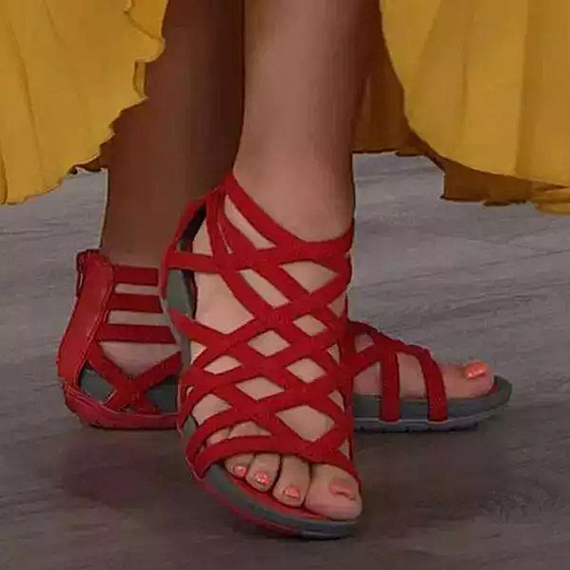 Zaylee | Women's Roman Sandals for Stylish Summer Wear-The Yellow Prime