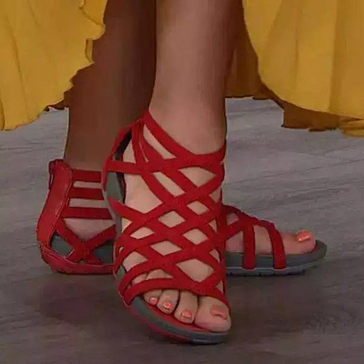 Zaylee | Women's Roman Sandals for Stylish Summer Wear-The Yellow Prime