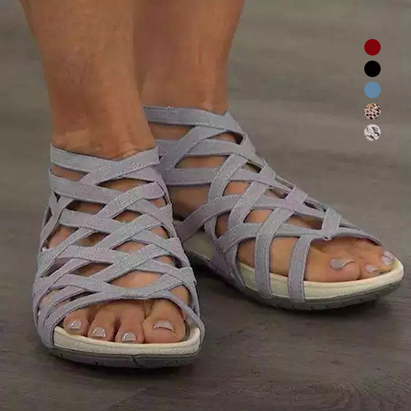 Zaylee | Women's Roman Sandals for Stylish Summer Wear-The Yellow Prime