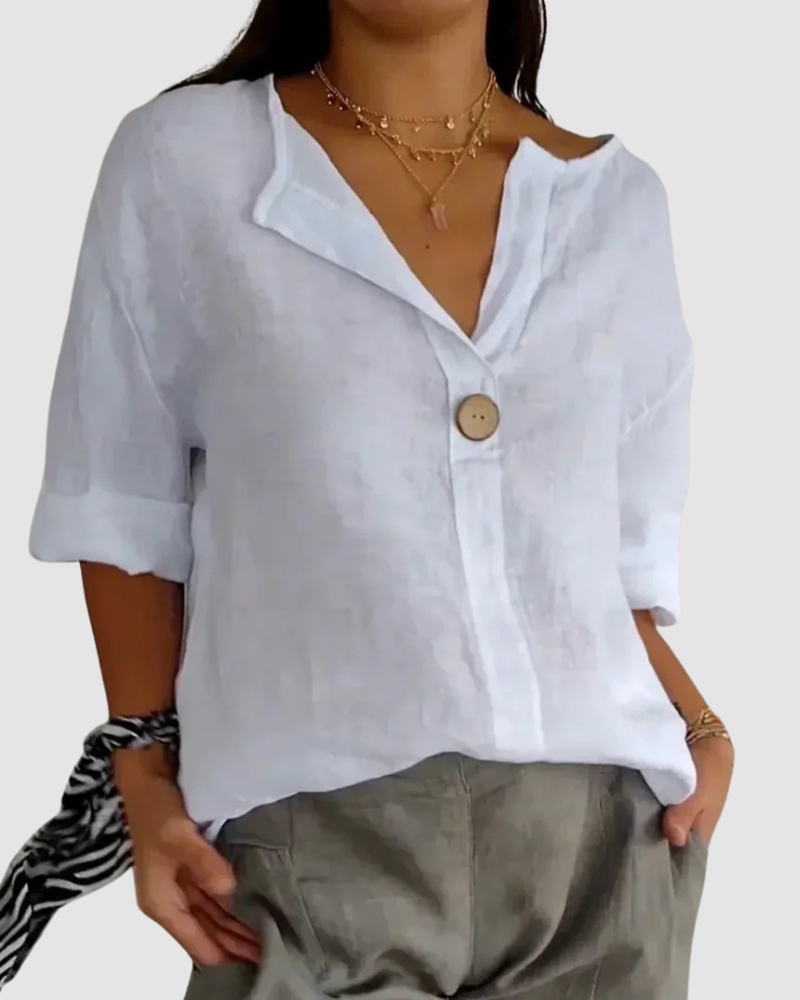 Nona | Women's Classic Blouse-The Yellow Prime
