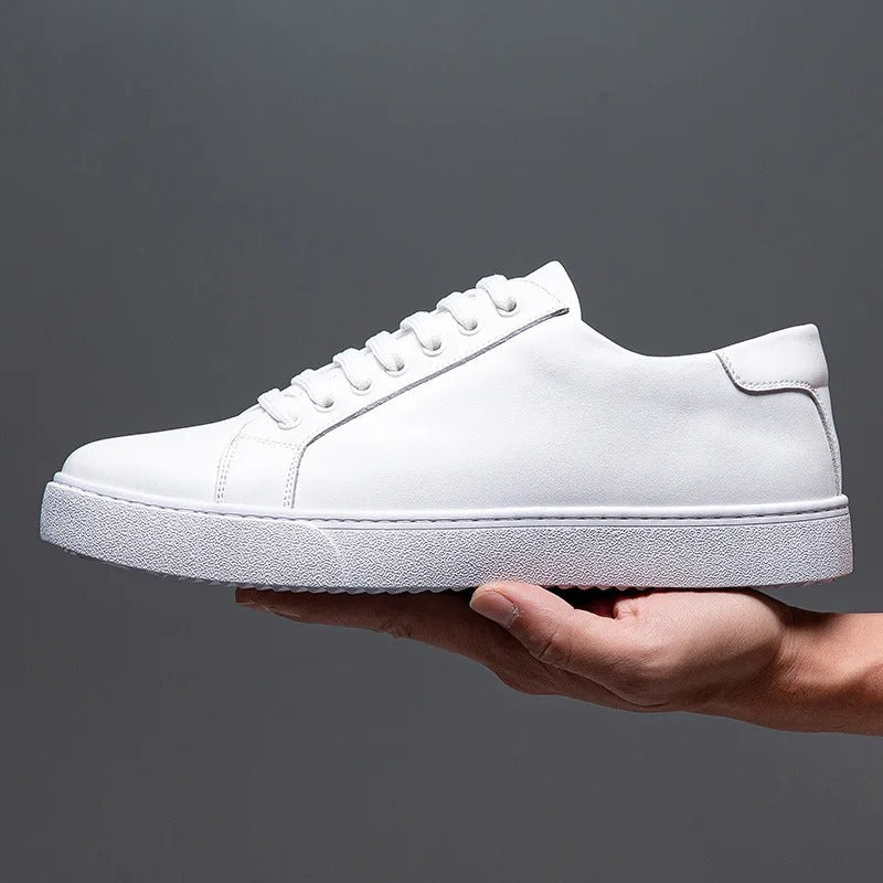 David | Men's Leather Sneakers-The Yellow Prime