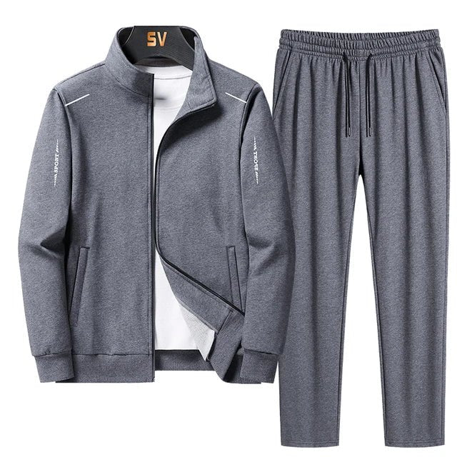 Men's Clean-Cut Two-Piece Tracksuit