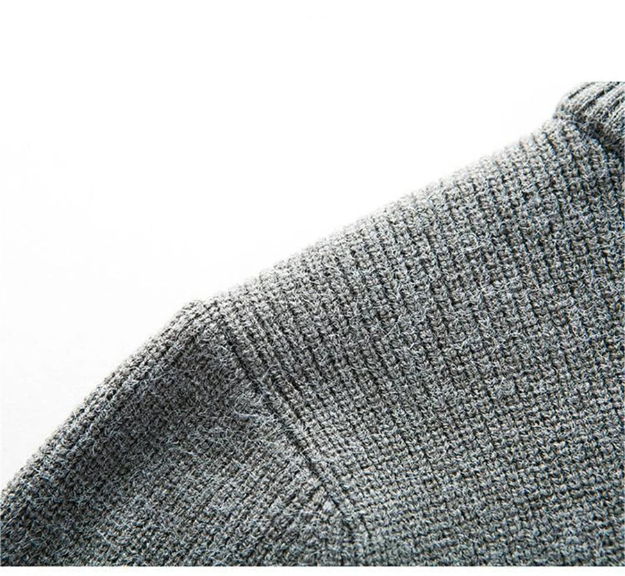 Cardigan classique d’automne pour homme, confortable et en maille
