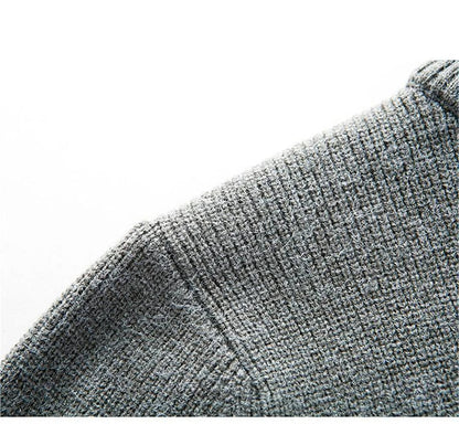 Cardigan classique d’automne pour homme, confortable et en maille