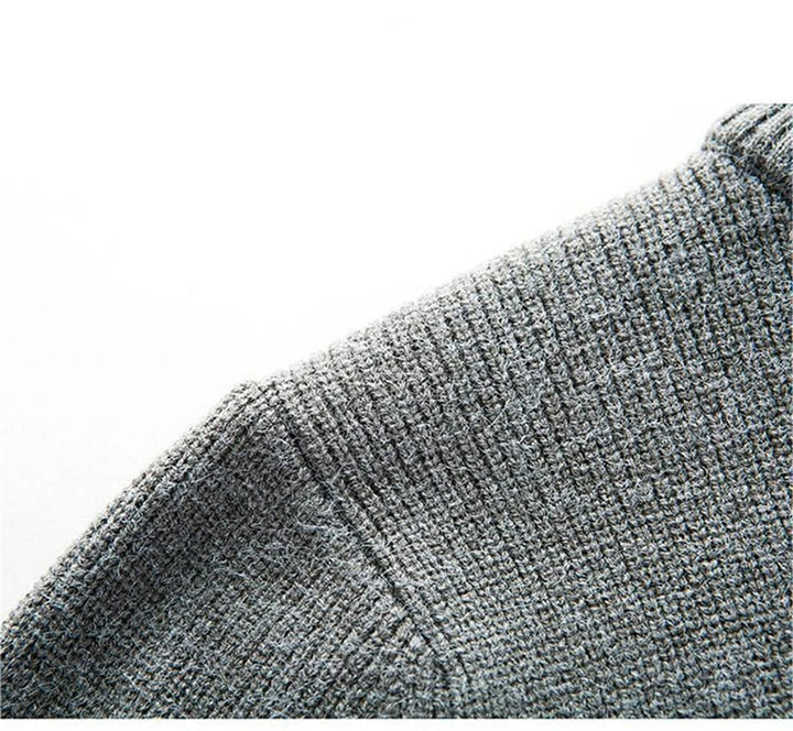 Cardigan classique d’automne pour homme, confortable et en maille