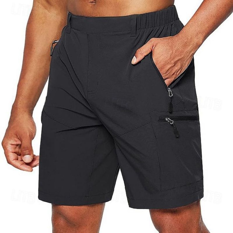Adventurous Men's Lightweight Breathable Cargo Shorts for Summer-The Yellow Prime