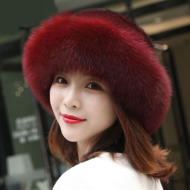 Women's Winter Hat in Heidi-Style Design-The Yellow Prime