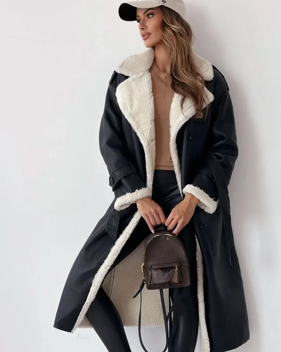 Women's Double-Breasted Chic Understated Trench Coat