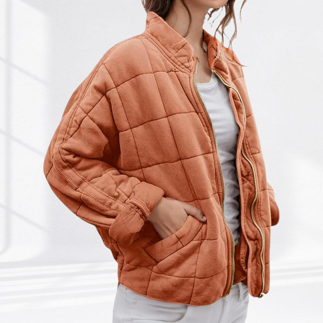 Gesteppte, taillierte und elegante Steppjacke für Damen – warm für Herbst und Winter