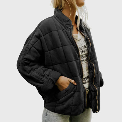 Gesteppte, taillierte und elegante Steppjacke für Damen – warm für Herbst und Winter