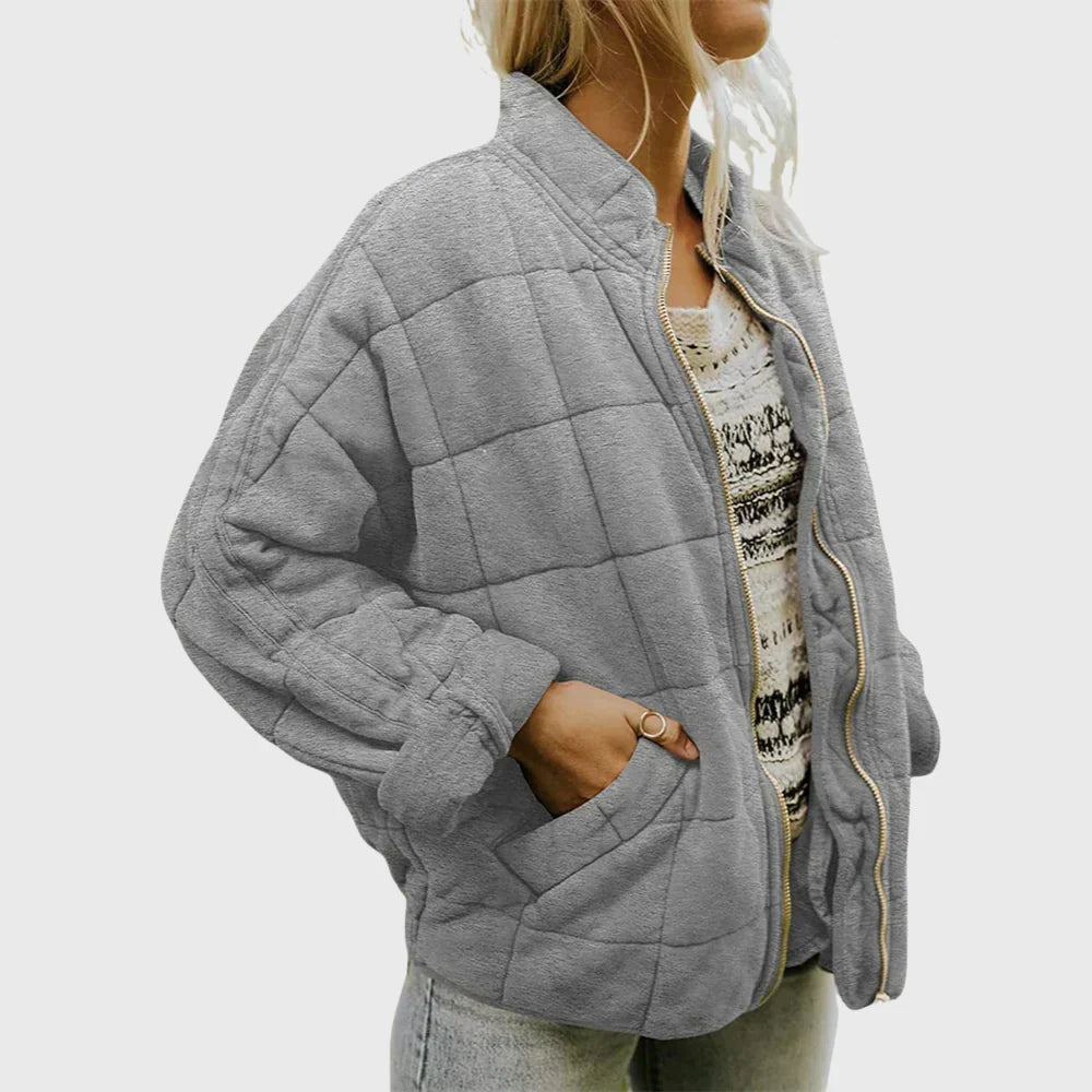 Gesteppte, taillierte und elegante Steppjacke für Damen – warm für Herbst und Winter