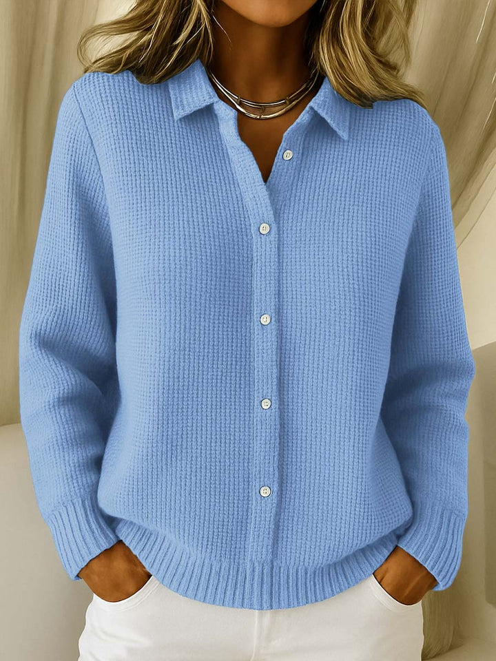 Women's Classic Knit Button Cardigan for Stylish Layering