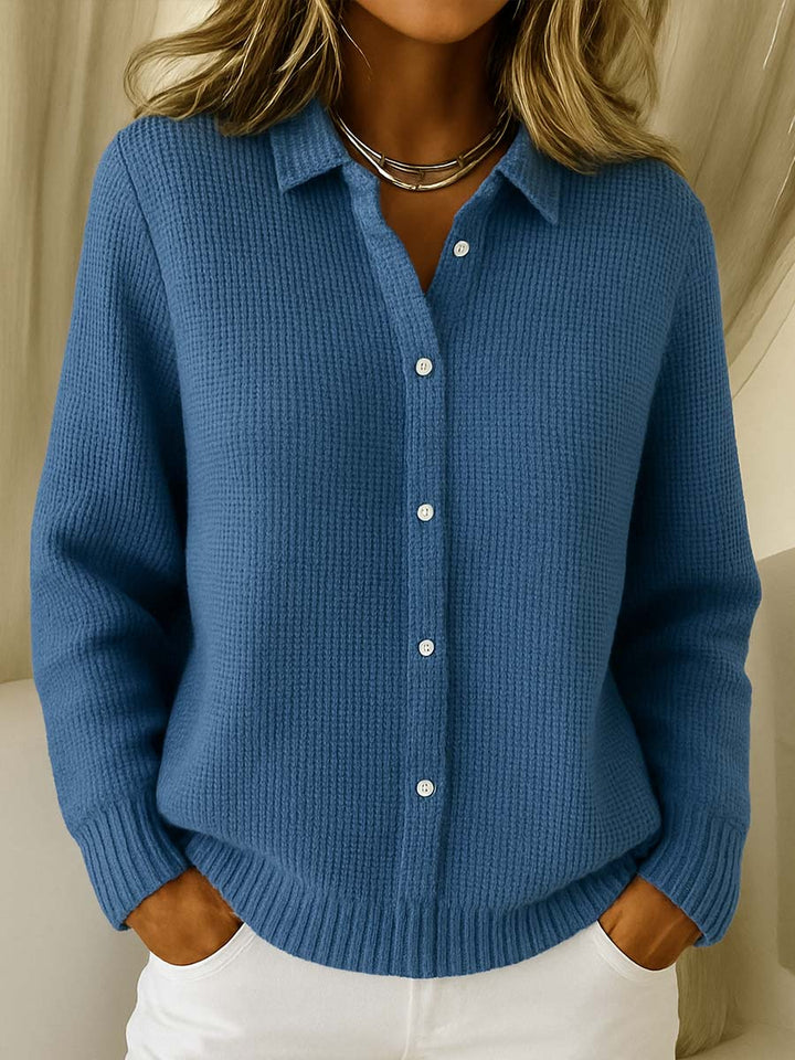 Women's Classic Knit Button Cardigan for Stylish Layering
