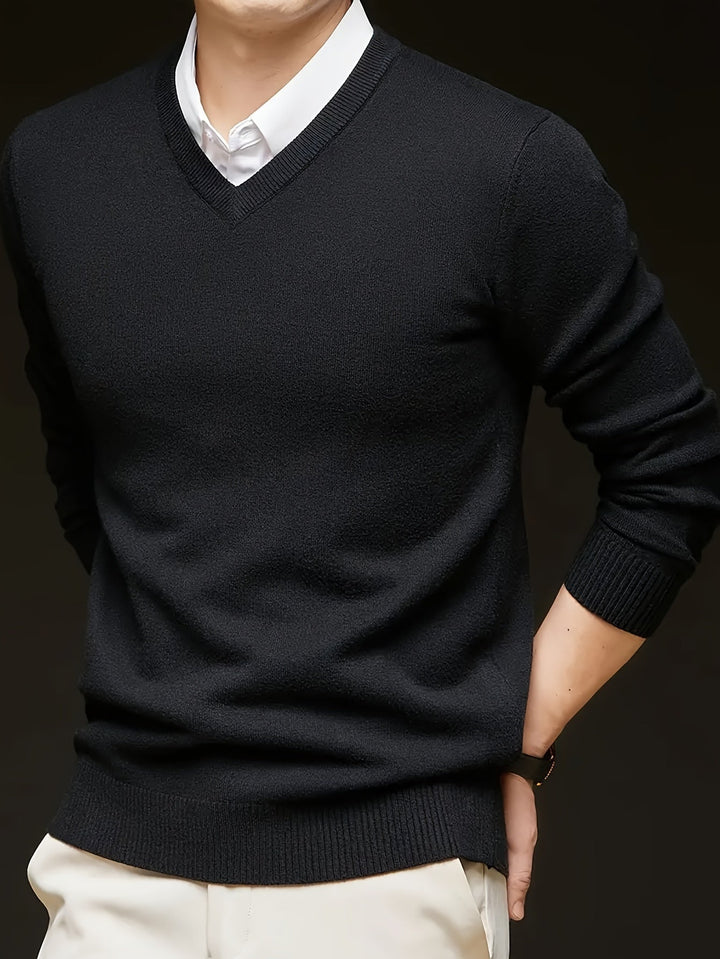 Men's Classic V-Neck Sweater