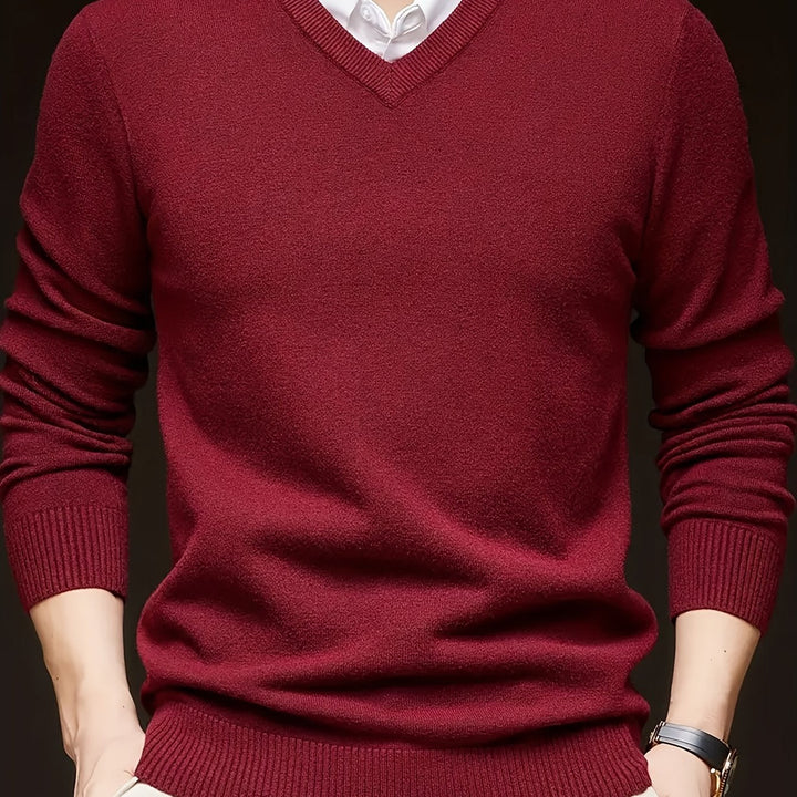 Men's Classic V-Neck Sweater