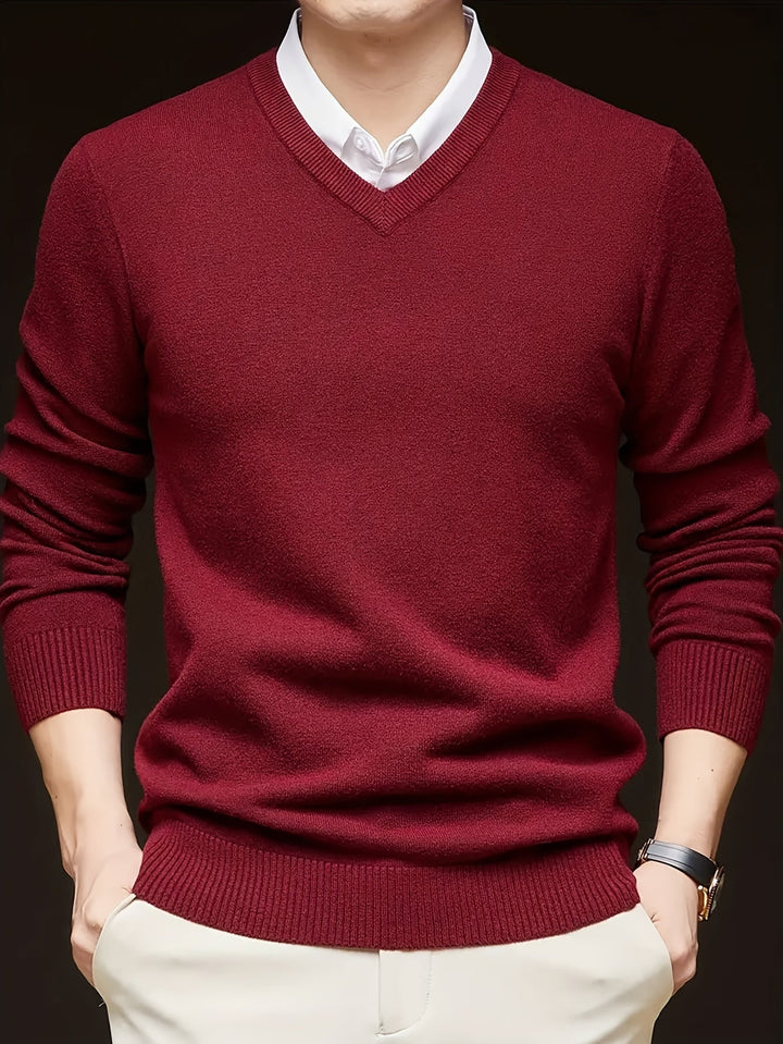 Men's Classic V-Neck Sweater