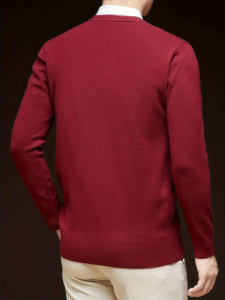 Men's Classic V-Neck Sweater