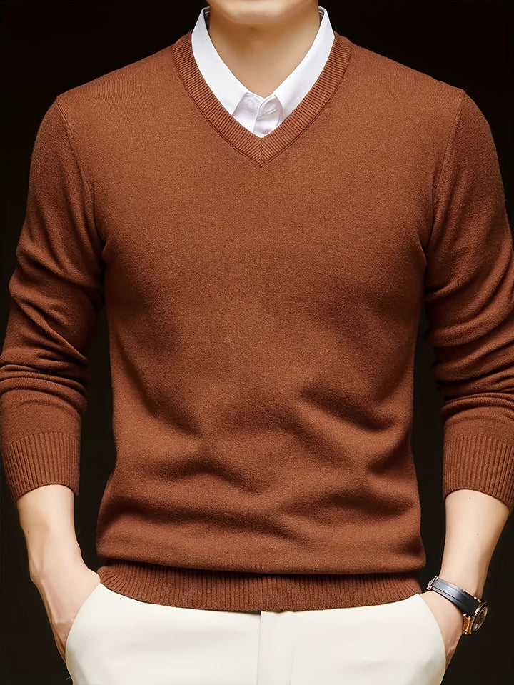 Men's Classic V-Neck Sweater