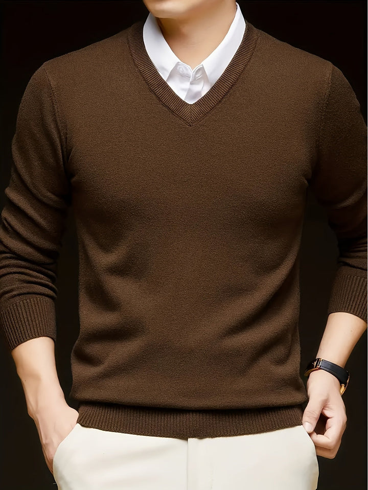 Men's Classic V-Neck Sweater