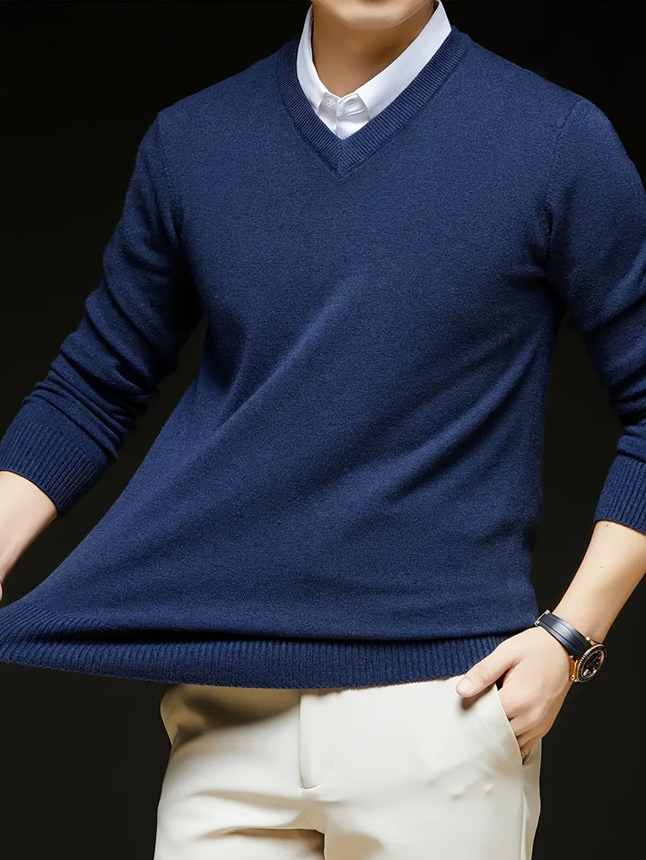 Men's Classic V-Neck Sweater