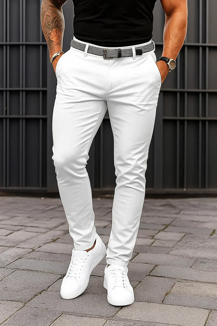 Men's Modern Fit Chino Pants for Comfortable Everyday Wear-The Yellow Prime