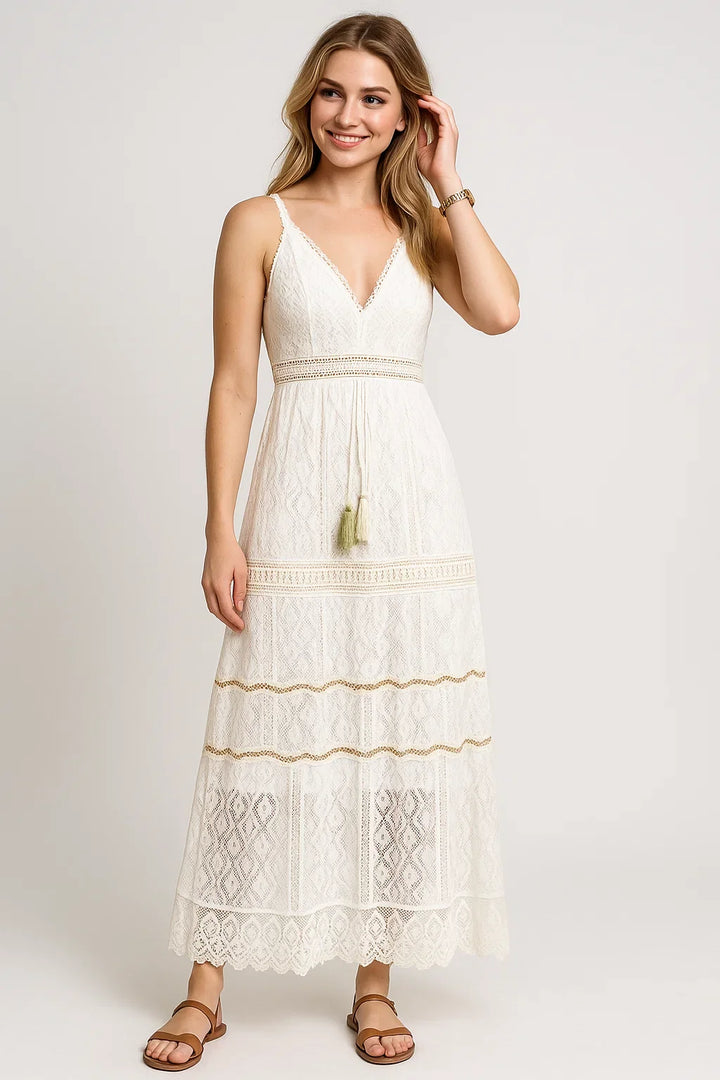 Women's Bohemian Maxi Dress for Stylish Summer Outfits-The Yellow Prime