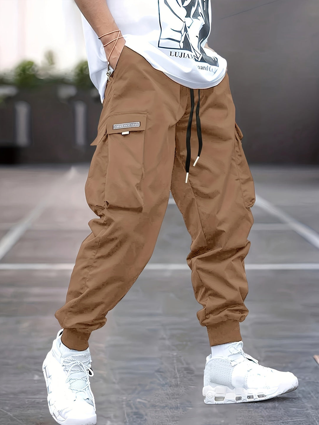 Oliver | Men's Cuffed Ankle Cargo Jogger Trousers