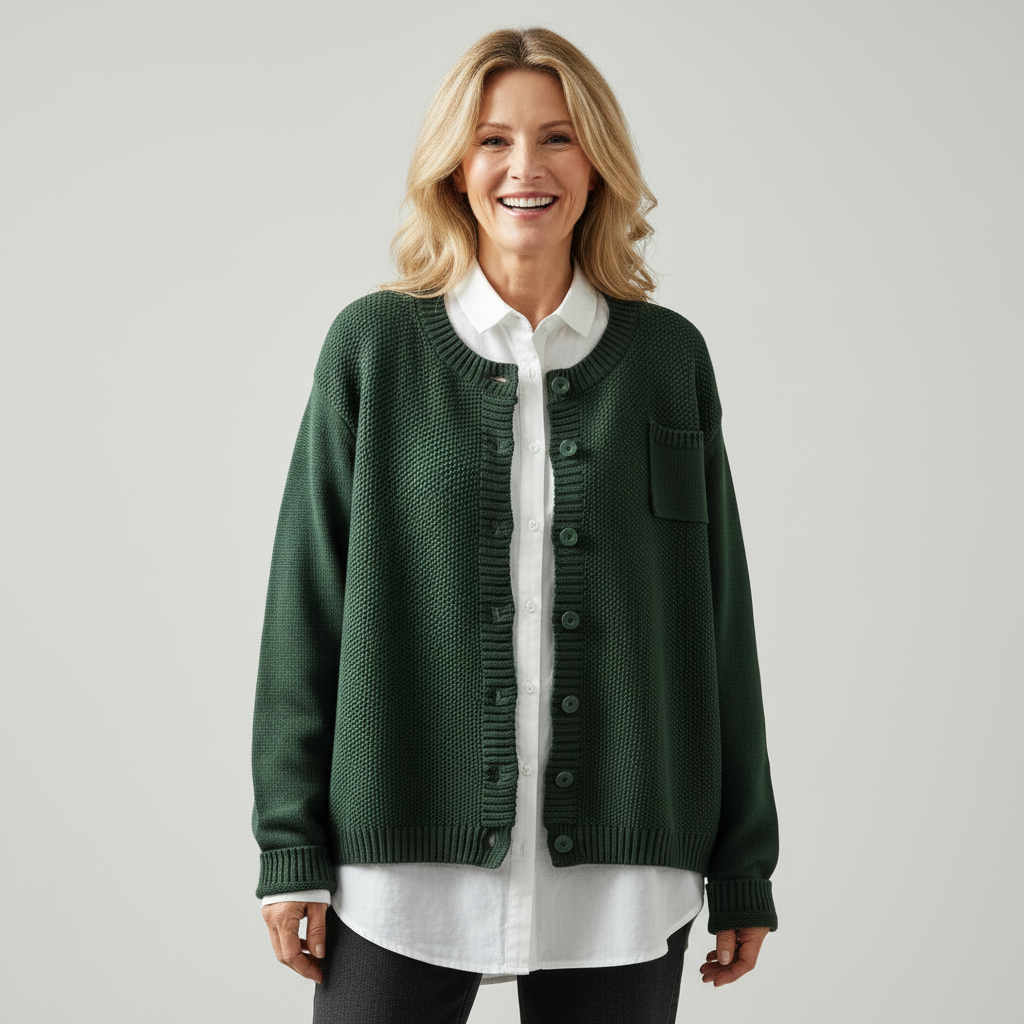 Berlinda | Women's Cozy Knit Cardigan-The Yellow Prime
