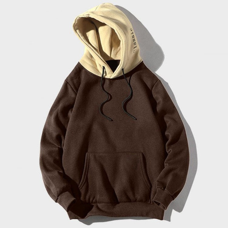 Men's Cozy Unisex Hoodie with Relaxed Kangaroo Pocket, Cotton Blend-The Yellow Prime