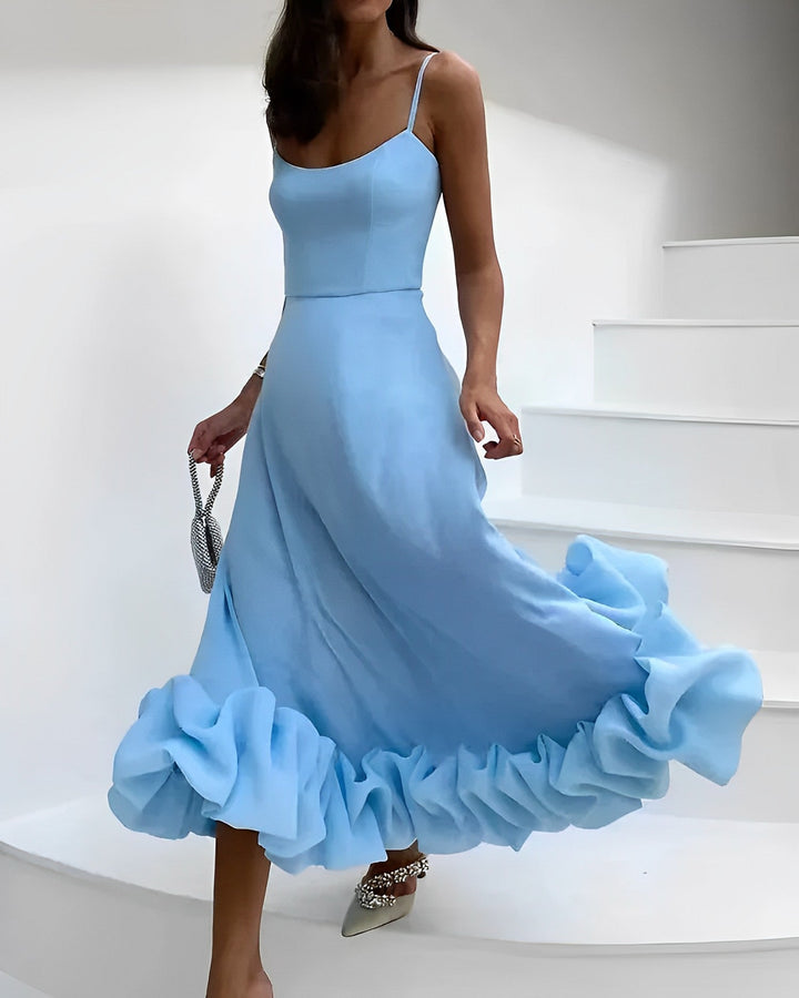 Women's Midi Celebration Dress for Special Occasions-The Yellow Prime